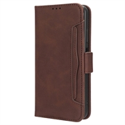 OnePlus Ace 2 Pro Lommebok-deksel med Kortholder - Brun