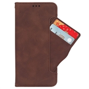OnePlus Ace 2 Pro Lommebok-deksel med Kortholder - Brun