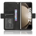 Samsung Galaxy Z Fold5 Lommebok-deksel med Kortholder - Svart