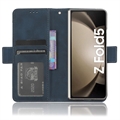 Samsung Galaxy Z Fold5 Lommebok-deksel med Kortholder - Blĺ