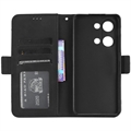 OnePlus Ace 2V/Nord 3 Lommebok-deksel med Kortholder - Svart