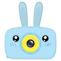Cartoon HD Kamera til Barn med 3 Spill - 12MP - Kanin / Blå