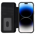 Case-Mate MagSafe iPhone 14 Pro Max Lommebok-deksel I Lær - Svart