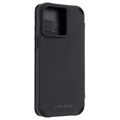Case-Mate MagSafe iPhone 14 Pro Max Lommebok-deksel I Lær - Svart