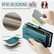 Samsung Galaxy Z Fold8 Ultra CaseMe C36 RFID-blokkerende lommeboketui - Grønn