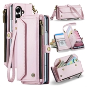 Samsung Galaxy Z Fold8 Ultra CaseMe C36 RFID-blokkerende lommeboketui - Rosa