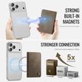 CaseMe ME80 magnetisk kortholder - MagSafe-kompatibel - kaffe