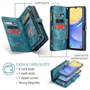 Samsung Galaxy A16 5G Caseme 008 2-i-1 Multifunksjonell Lommebok-deksel - Blå