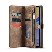 Samsung Galaxy A16 5G Caseme 008 2-i-1 Multifunksjonell Lommebok-deksel - Brun