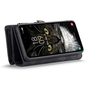 Samsung Galaxy A35 Caseme 008 2-i-1 Multifunksjonell Lommebok-deksel - Svart