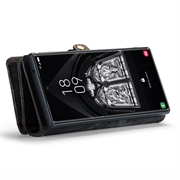 Samsung Galaxy S23 Ultra 5G Caseme 008 2-i-1 Multifunksjonell Lommebok-deksel