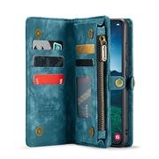 Samsung Galaxy S24 FE Caseme 008 2-i-1 Multifunksjonell Lommebok-deksel - Blå