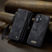 iPhone 16 Plus Caseme 008 2-i-1 Multifunksjonell Lommebok-deksel - Svart
