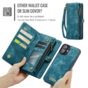 iPhone 16 Plus Caseme 008 2-i-1 Multifunksjonell Lommebok-deksel