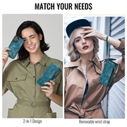 iPhone 16 Plus Caseme 008 2-i-1 Multifunksjonell Lommebok-deksel