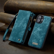 iPhone 16 Plus Caseme 008 2-i-1 Multifunksjonell Lommebok-deksel - Blå