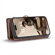 iPhone 16 Plus Caseme 008 2-i-1 Multifunksjonell Lommebok-deksel - Brun