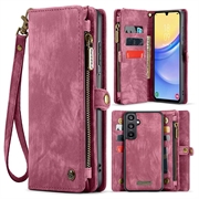 Samsung Galaxy A16 5G Caseme 008 2-i-1 Multifunksjonell Lommebok-deksel - Rød