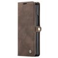 Caseme 013 Series Samsung Galaxy Z Fold4 Lommebok-deksel - Kaffe