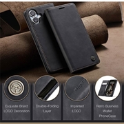 iPhone 16 Plus Caseme 013 Series Lommebok-deksel - Svart