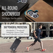 iPhone 16 Plus Caseme 013 Series Lommebok-deksel - Svart