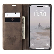 iPhone 16 Plus Caseme 013 Series Lommebok-deksel - Kaffe
