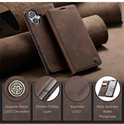 iPhone 16 Plus Caseme 013 Series Lommebok-deksel - Kaffe