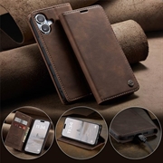 iPhone 16 Plus Caseme 013 Series Lommebok-deksel - Kaffe