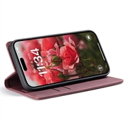 iPhone 16 Plus Caseme 013 Series Lommebok-deksel - Vinrød