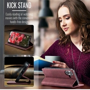 iPhone 16 Plus Caseme 013 Series Lommebok-deksel - Vinrød