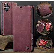 iPhone 16 Plus Caseme 013 Series Lommebok-deksel - Vinrød