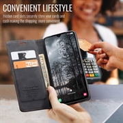 Samsung Galaxy A17 Caseme 013 Series Lommebok-deksel - Svart