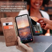 Samsung Galaxy A54 5G Caseme 013 Series Lommebok-deksel - Brun