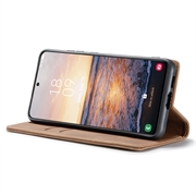 Samsung Galaxy S24 Caseme 013 Series Lommebok-deksel - Brun