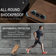 Samsung Galaxy S24 Caseme 013 Series Lommebok-deksel - Brun