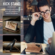 Samsung Galaxy S24 Ultra Caseme 013 Series Lommebok-deksel - Brun