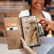 Samsung Galaxy S24 Ultra Caseme 013 Series Lommebok-deksel - Brun