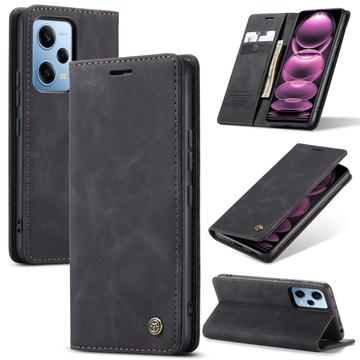 Xiaomi Redmi Note 12 Pro Caseme 013 Series Lommebok-deksel - Svart