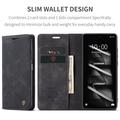 Xiaomi Redmi Note 12 Pro Caseme 013 Series Lommebok-deksel - Svart