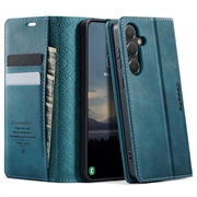 Samsung Galaxy S26 FE Caseme 033 Lommebok-etui med kalvestruktur og RFID-blokkering - Grønn