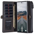 Caseme 2-i-1 Multifunksjonell Samsung Galaxy Note20 Ultra Lommebok-deksel - Svart