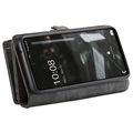 Caseme 2-i-1 Multifunksjonell Samsung Galaxy A53 5G Lommebok-deksel - Svart