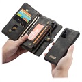 Caseme 2-i-1 Multifunksjonell Samsung Galaxy A53 5G Lommebok-deksel - Svart