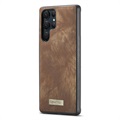Caseme 2-i-1 Multifunksjonell Samsung Galaxy S22 Ultra 5G Lommebok-deksel