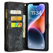 iPhone 15 Plus Caseme 2-i-1 Multifunksjonell Lommebok-deksel