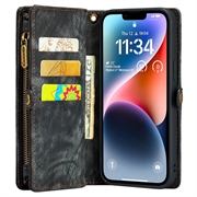 iPhone 15 Pro Max Caseme 2-i-1 Multifunksjonell Lommebok-deksel - Svart
