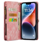 iPhone 15 Pro Max Caseme 2-i-1 Multifunksjonell Lommebok-deksel (Åpen Emballasje - Utmerket) - Rosa
