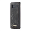 CaseMe 2-i-1 Multifunksjonell Samsung Galaxy S10+ Lommebok-deksel - Grå