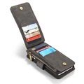 iPhone 7/8/SE (2020)/SE (2022) Caseme 2-i-1 lommebok-deksel med avtakbart deksel - svart