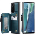 Caseme C20 Lomme med Glidelås Samsung Galaxy Note20 Ultra Deksel - Blå